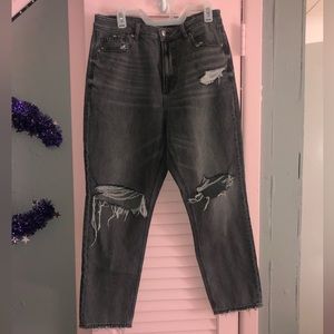 Grey Distressed Jeans